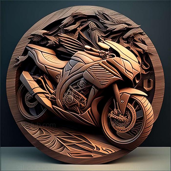 3D мадэль Suzuki Bandit GSX650F (STL)